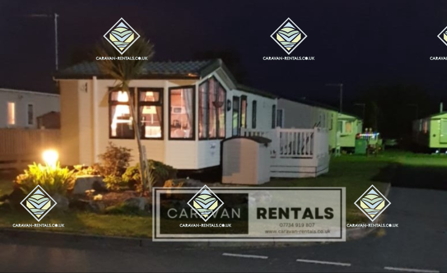 HG66 2 Bedroom, 4 Berth Pet Friendly Caravan with Decking at Lyons Robin Hood, Prestatyn