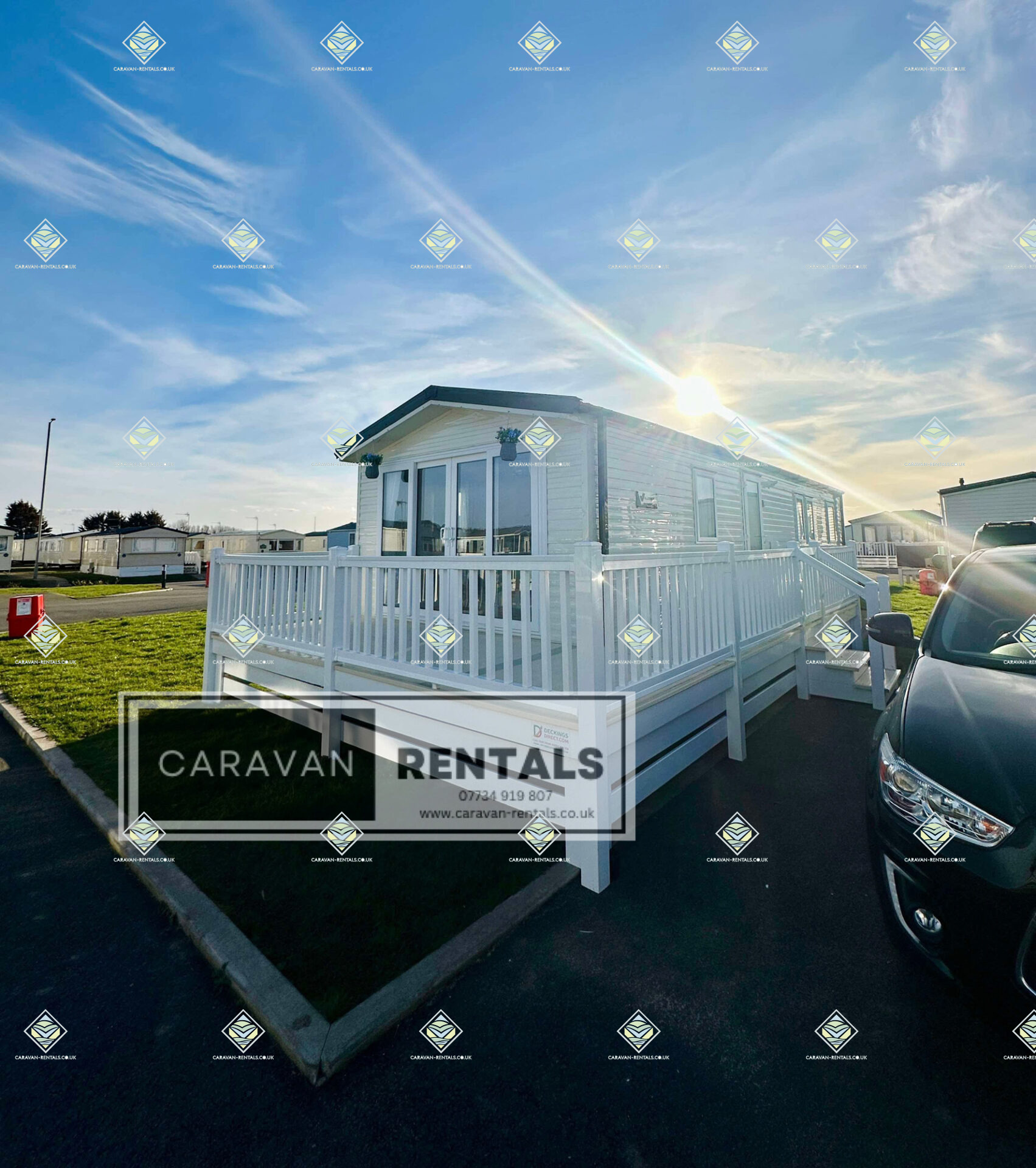 HV50 3 Bedroom Caravan (Sleeps 8) with WiFi, Xbox, Smart TV & Large Decking – Lyons Robin Hood, Prestatyn