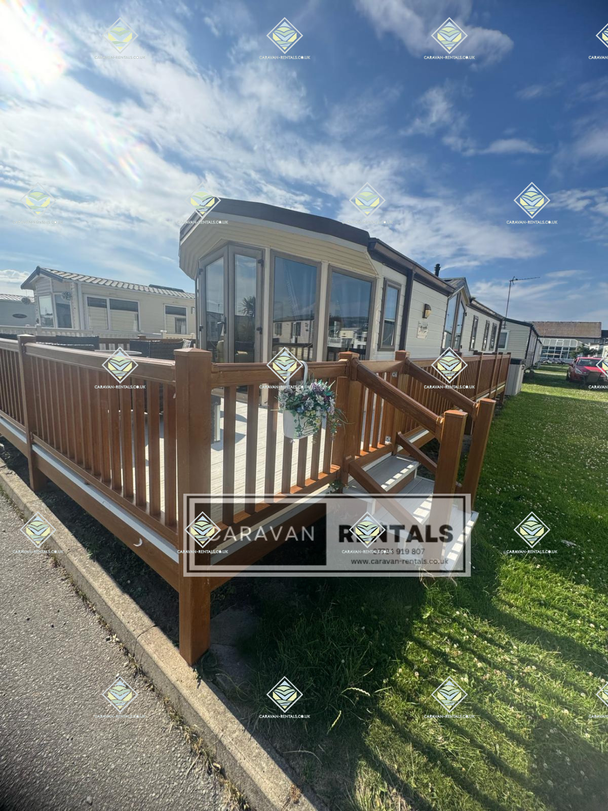 HG60 3 Bedroom Caravan with WiFi, Decking & Bedding Included at Lyons Robin Hood, Prestatyn